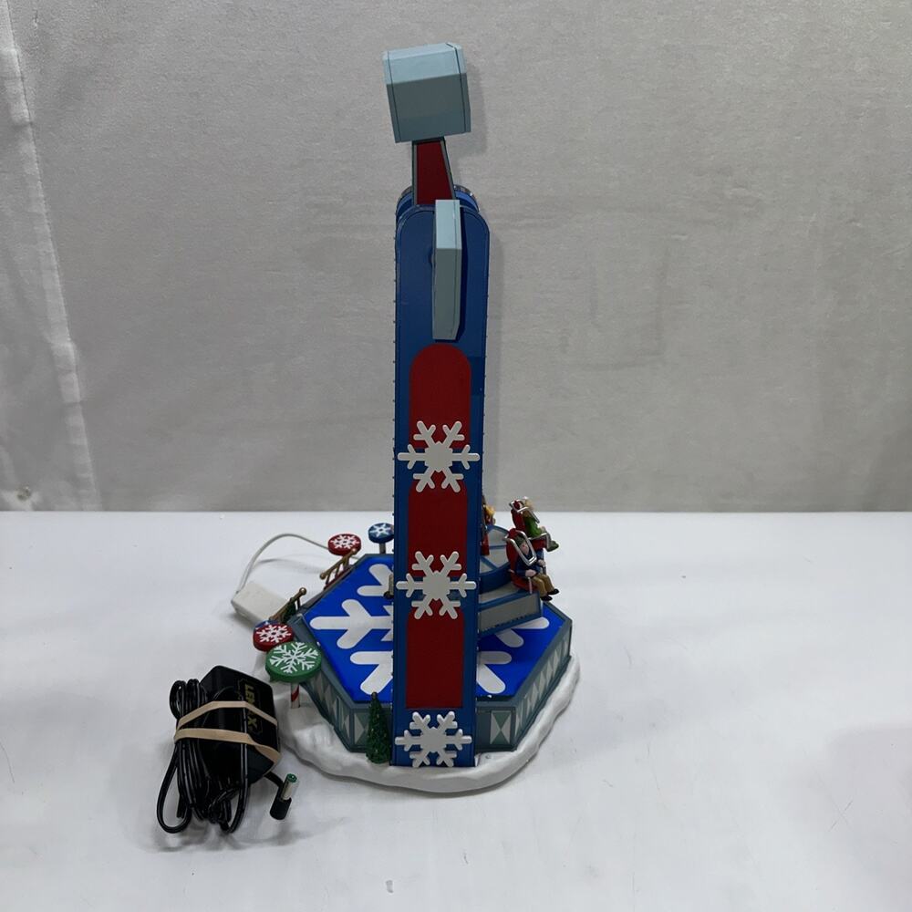 Lemax The Spinning Snowflake 04737 Christmas Holiday Carnival Village No Sound - Picture 5 of 9